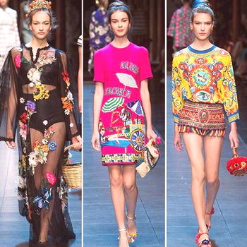 Jaro-léto 2019 Módní trendy Dolce & Gabbana (2. část)