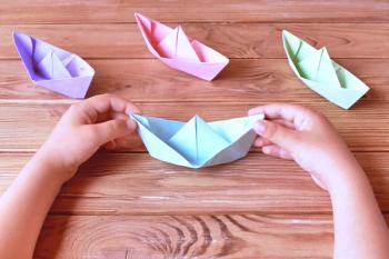 Jak vyrobit papír řemesla z papíru - origami technika