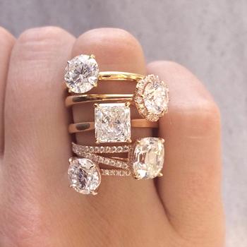 Typy diamantových prstenů: nejlepší šperky